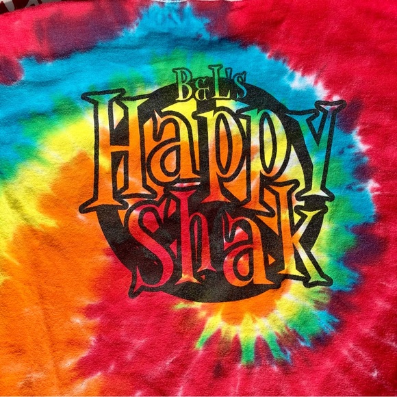 B & L’s Happy Shak Classic Tie Dye Tee 🌈 Gulf Shores, Alabama 🌈 circa 2006 - Picture 9 of 14